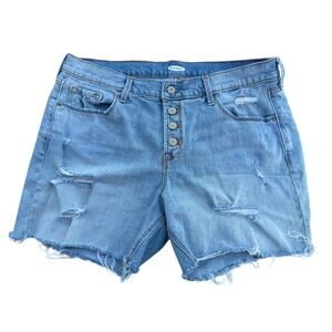 Old Navy Distressed Cutoff Denim Shorts size 12